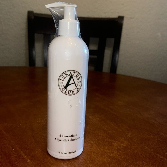 SIGNATURE CLUB A 5 ESSENTIALS Glycolic Cleanser 12 Fl. Oz. New Sealed - Picture 1 of 6